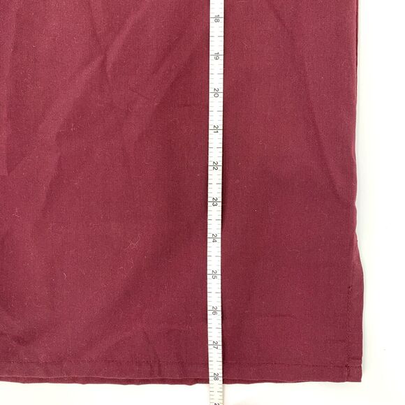 Doc Side Scrubs Burgundy Top and Pants Set NWT Size M - Picture 3 of 8